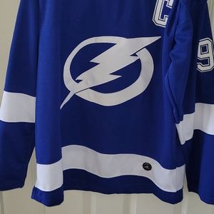Men's Tampa Bay Lightning Steven Stamkos adidas Blue Authentic Player Jersey